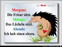 Die Frisur sitzt