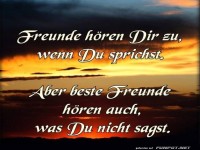 Freunde hoeren dir zu