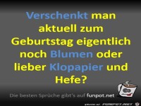 Aktuelles Geburtstagsgeschenk