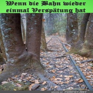 fun-Bild: Die Bahn hat mal wieder Verspätung