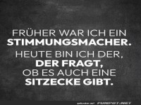 Vom Stimmungsmacher zur Sitzgelegenheit