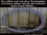 Drahtiger Hula-Hoop ist der neue Trend!