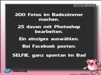 Spontanes Selfie machen