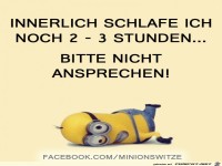 Innerlich schlafe ich noch