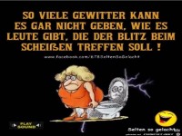 So viele Gewitter...