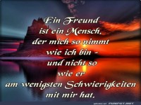 Ein Freund ist ein Mensch
