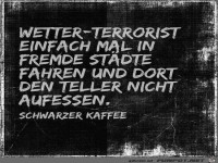 Teller woanders nicht leer gegessen?