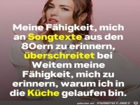 An manche Dinge erinnert man sich leichter