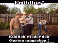 Fr�hlingsbeginn im Garten