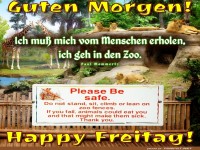 Guten Morgen im Zoo am Freitag!