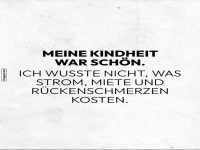 Kindheitserinnerungen ohne Sorgen