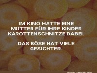 Wenn Karottenschnitze das Kinogl�ck tr�ben