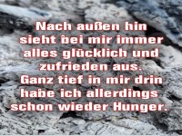 In Gedanken schon beim nchsten Snack