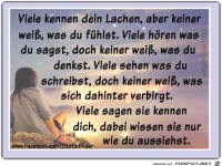 Viele kennen dein Lachen