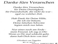 danke fuers verarschen