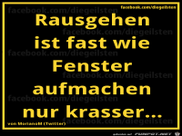 rausgehen