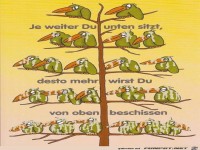 je weiter du unten sitzt.....