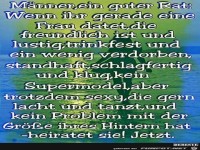 M�nner, ein guter Rat:.......