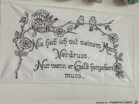 Nie hab ich mit meinem Mann