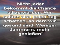 Nicht jeder bekommt die Chance