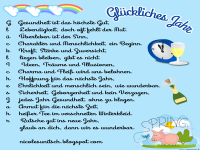 Glückliches Jahr