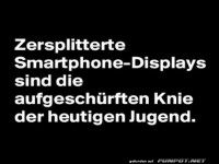 Modernes Pflaster: Smartphones und Schrammen