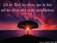 Gib das Beste