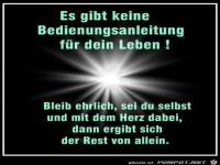 Es gibt keine Bedienungsanleitung