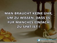 Man braucht keine Uhr