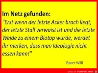 Was Bauer Willi sagt