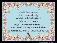 Gedankenhygiene