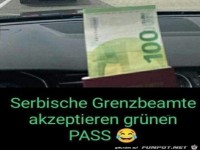 Grüner Pass wird akzeptiert