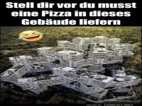 Pizza ausliefern? Such das Labyrinth!