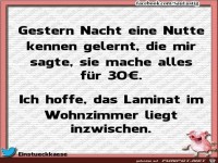 Gestern Nacht eine Frau kennengelernt