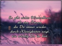 Es gibt nicht Wertvolleres