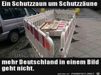 Schutzzaun f�r Schutzz�une