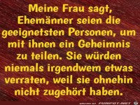 Geeignete Person f�r ein Geheimnis