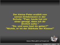 Der kleine Peter erzählt von seinen Erlebnissen in der...