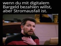 Digitale Bezahlung und Stromausfall