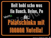 Palatschinken mit Nutella