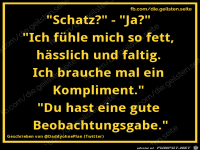 gute Beobachtungsgabe