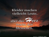 Kleider machen vielleicht......