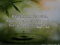 Gesundheit ist alles