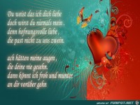 du weisst das ich dich liebe,...
