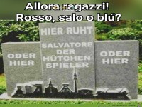 Allora ragazzi Rosso salo o bl�