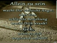 Allein zu sein macht dir vielleicht Angst
