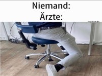 Lustiges Bild ber rzte in Brositzen