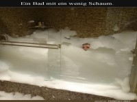 Verschollen im Schaumbad-Dschungel