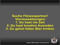 Suche Fitnesspartner!