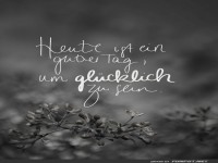 L�cheln: Der Tagesplan steht fest!